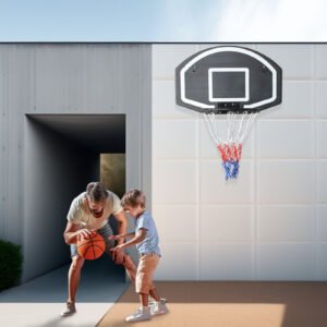 Wall-mounted basketball hoop 28.5 x 18 inches shatterproof back